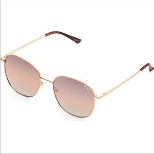 Quay Australia Jezabell Glitter Aviator Glasses
